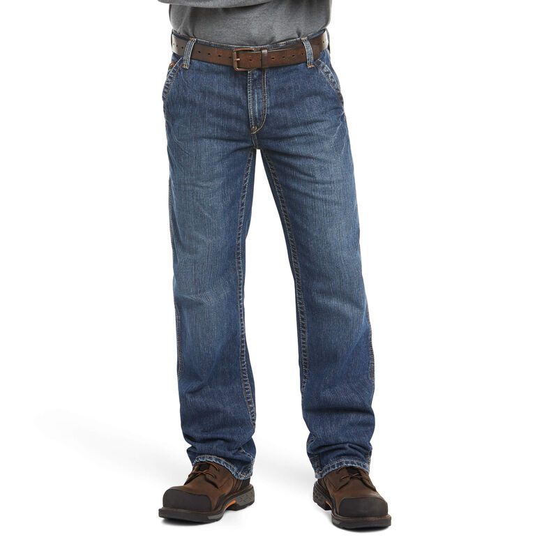 Ariat Jeans Herren - Fr M4 Relaxed Workhorse Boot Cut Blau ( XOEDC-8157 )